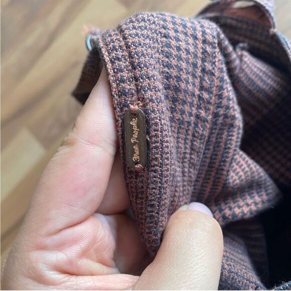 Free people Rowan overall pinafore skirt brown 0 - Picture 6 of 8